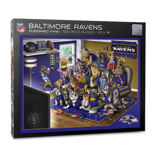 NFL Purebred Fans A Real Nailbiter 500 Piece Puzzle